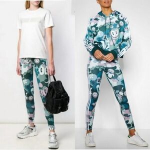 adidas Green Camouflage Women's Leggings